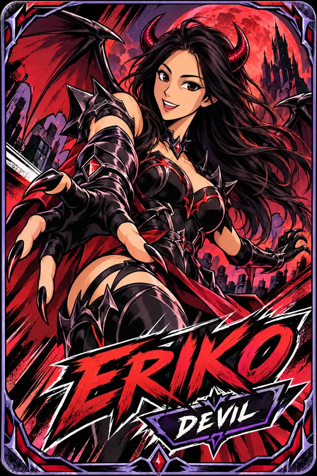 ERIKO：真紅のトリックスターの生成例